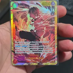 Portgas D Ace OP16-118 SEC Secret Rare The Time of Battle One Piece TCG NM - Image 1