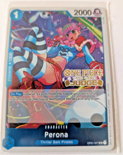 Perona (Judge Pack Vol. 2) OP01-077 One Piece Promo NM - Image 1