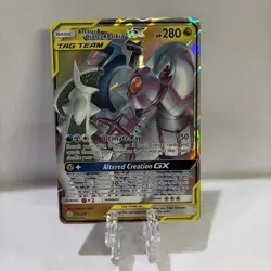 Arceus & Dialga & Palkia GX TAG TEAM Ultra Rare Holo 156/236 Sm-Cosmic Eclipse - Image 1