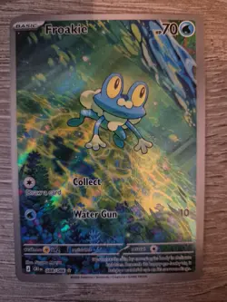 Pokemon Card Froakie Chaos Rising 88/86 Near Mint Illustration Rare Holo - Image 1