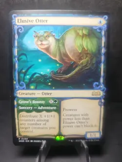 Elusive Otter - 289 - NM - WOE - MTG Magic The Gathering - Image 1