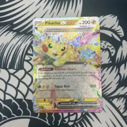 Pokemon TCG Pikachu ex Holo Double Rare SV08: Surging Sparks 057/191 - Image 3