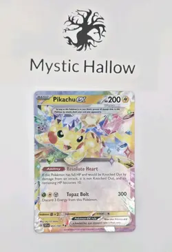 Pokemon Pikachu TCG Sv08: Surging Sparks EX Holo Card 057/191 - Image 1