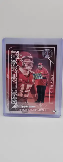 2025 Panini Icon Connections- Patrick Mahomes II/ Andy Reid #IC-19 - Image 1