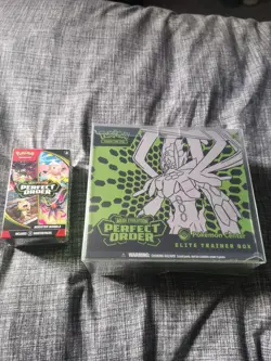 Pokemon Center ETB +Booster Bundle Perfect Order - Image 1