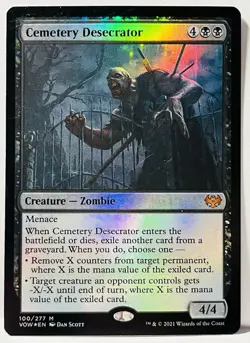 Cemetery Desecrator -#100-MTG- Innistrad: Crimson Vow-FOIL-NM - Image 1