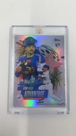 2025 Topps Update Series - Home Field Advantage Dalton Rushing #HA-48 (RC) - Image 1