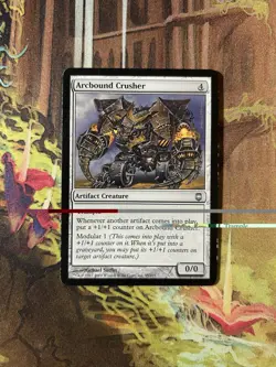 2004 MTG Darksteel Arcbound Crusher #95 Light Play - Image 1