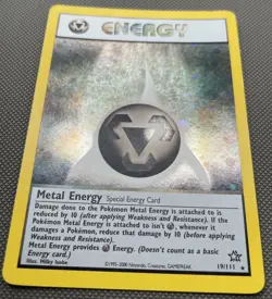 Pokemon TCG Metal Energy Neo Genesis 19/111 Holo Unlimited Holo Rare - Image 3