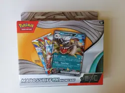 Pokemon TCG: Mabosstiff EX Showcase Box Sealed (3 Booster Packs, Contents Vary) - Image 1