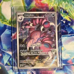 The Pokemon Company Pokemon TCG Drapion 097/088 Surging Sparks EN 2024 IR Holo - Image 1