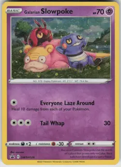 Holo Galarian Slowpoke SWSH126 Promo Sword & Shield Promo Near Mint - Image 1