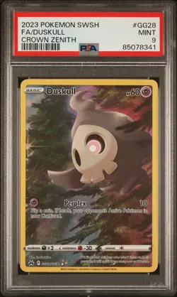 2023 Pokemon Sword And Shield Crown Zenith #GG28 Fa/Duskull Crown Zenith PSA 9 - Image 1