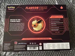 Pokemon TCG Flareon VMAX Premium Collection Box New Sealed Pristine 🔥 - Image 2