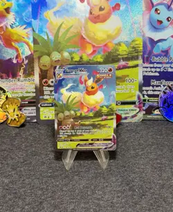 Pokemon TCG Vaporeon Flareon Jolteon VMAX & V Premium Collection Full Promo Set - Image 2