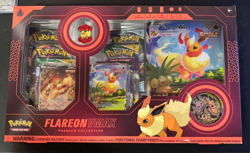 2022 Pokemon TCG Flareon VMAX Premium Collection Box Sealed - Image 1