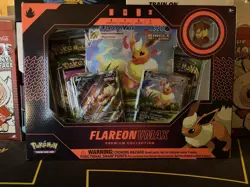 🔥Pokemon TCG Flareon VMAX Premium Collection Box🔥 New Sealed - Image 1