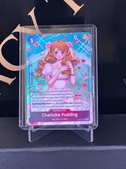 One Piece Charlotte Pudding SR Alt Art OP11-070 Near Mint - Image 1