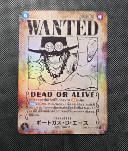 One Piece CCG Wanted Poster Portgas D. Ace SP OP13-119 Japanese - Image 1