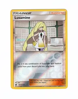 Lusamine 96/111 Sm-Crimson Invasion Reverse Holo - Pokemon Card - Image 1