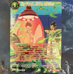 Dragon Ball Super DBS Card Game King Vegeta, Hidden Ambitions BT13-020 SPR Foil - Image 1