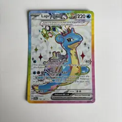 Pokemon TCG - Lapras Ex 158/142 - Ultra Rare - Full Art - Stellar Crown - - Image 1