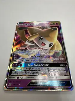 Pokemon Jirachi GX Sun & Moon Unified Minds 79A/236 Holo Alt Art Promo A - Image 1