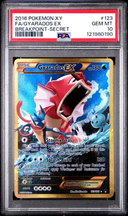 Gyarados Ex #123 PSA 10 - 2016 Pokemon Xy Breakpoint - Image 1