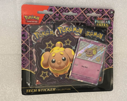 Pokemon Scarlet & Violet Paldean Fates Tech Sticker Collection Shiny Fidough 820650992728 - Image 1