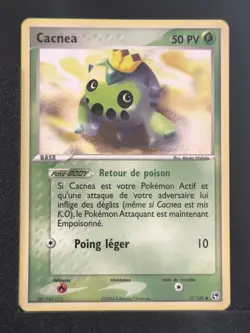 Carte Pokemon Cacnea 57/100 Ex Tempete De Sable TDS Bloc EX FR 2 - Image 2