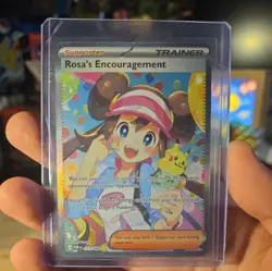 Pokemon Rosa's Encouragement 123/088 Full Art Perfect Order - Image 1