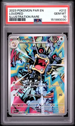 PSA 10 Loudred 212/182 Par En-paradox Rift ILLUSTRATION RARE - Image 1