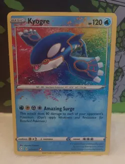 Pokemon TCG Kyogre Shining Fates 021/072 Holo Amazing Rare NM - Image 1