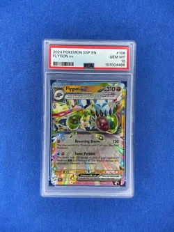 2024 Pokemon SSP EN Flygon ex #106 PSA 10 - Image 1