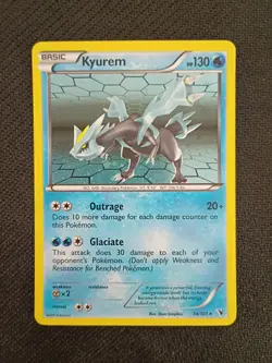 Kyurem 34/101 Pokemon TCG Noble Victories Holo LP - Image 1