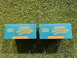 Pokemon TCG: Ascended Heroes Elite Trainer Box 2x Lot / Factory Sealed In Hand - Image 3
