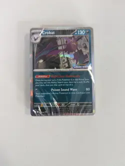 Pokemon TCG - Crobat - Chaos Rising Pre Release Stamp Promo Sealed Deck #ML - Image 1