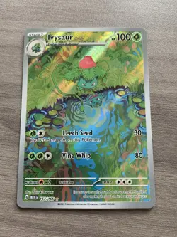 Pokemon TCG Ivysaur Scarlet Violet-151 167/165 Holo Illustration Rare English - Image 2