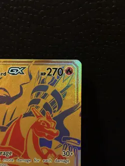 Reshiram & Charizard GX SM247 Tag Team Gold Sun & Moon Promo Pokemon English NM - Image 3