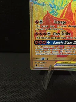 Reshiram & Charizard GX SM247 Tag Team Gold Sun & Moon Promo Pokemon English NM - Image 5