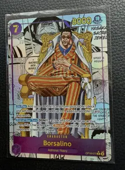 ONE PIECE Borsalino SEC OP16-073 Manga Alt Art The Time Of Battle OP-16 English - Image 1