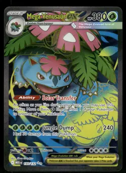 Pokemon Cards Mega Venusaur ex 155/132 Mega Evolution Ultra Rare NM - Image 1