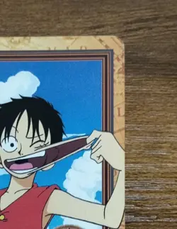 Bandai One Piece Carddass Hyper Battle C05 Luffy Hat Trading Card Japanese 1999 - Image 3