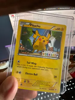 2 cards @collectors.exhibition Build a Bear Pokemon Card Pikachu SEALED NEW - Image 1