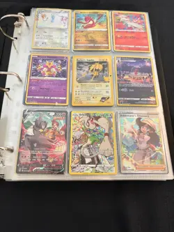 Pokemon Sword and Shield Era Pokemon Card Binder w/ Vmax, Vstar + - Image 1