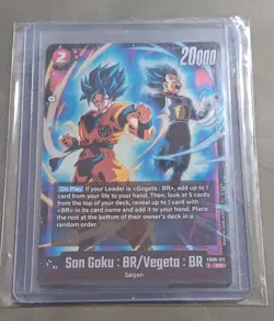 Son Goku : BR/Vegeta : BR FB09-011 Dragon Ball Super Card Game Dual Evolution NM - Image 1