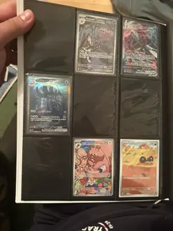 163 Pokemon Card Illustration Rare/Ex/Full Art Lot Binder Included! Nm/m read - Image 3