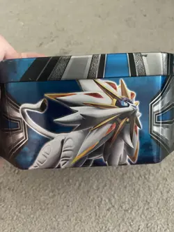 Pokemon TCG Tin Filled With random Pokemon cards including holos - Image 3