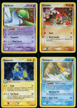 Pokemon EX EMERALD - 4 Holo Cards Bundle - ENG - Near Mint or Better - Image 1