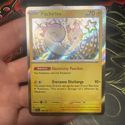 138/091 Pachirisu - Paldean Fates - Shiny Rare - Pokemon Card TCG - Image 1